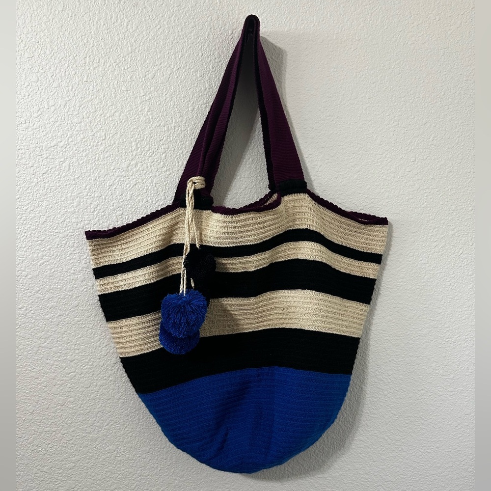 Sophie Anderson Striped Tote Bag